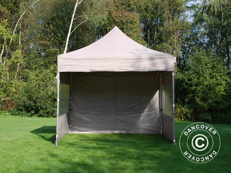 Quick-up telt FleXtents PRO Steel 3x3m Latte, inkl. 4 sider - Image 5