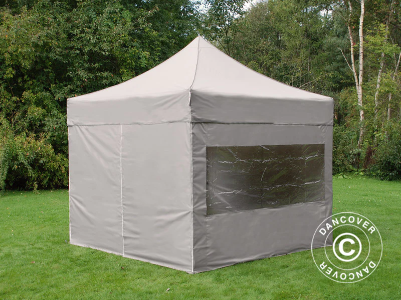 Quick-up telt FleXtents PRO Steel 3x3m Latte, inkl. 4 sider - Image 8