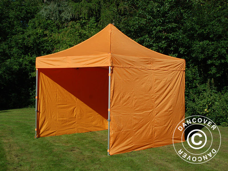 Quick-up telt FleXtents PRO Steel 3x3m Oransje, inkl. 4 sider - Image 11