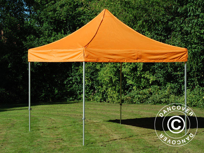 Quick-up telt FleXtents PRO Steel 3x3m Oransje, inkl. 4 sider - Image 14