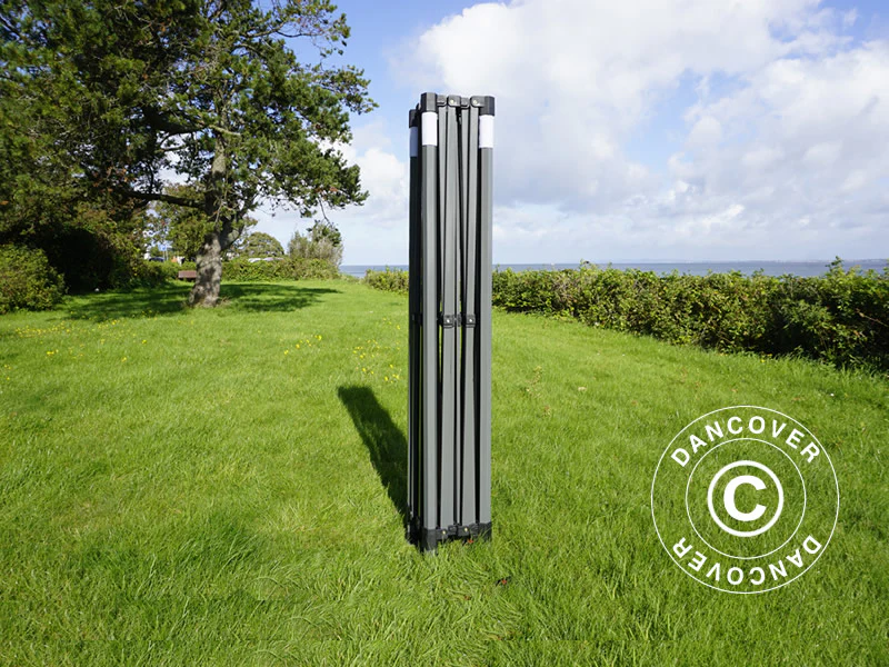 Quick-up telt FleXtents PRO Steel 3x3m Svart, inkl. 4 sider - Image 12