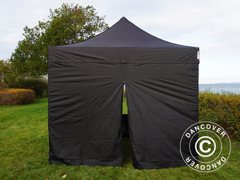 Quick-up telt FleXtents PRO Steel 3x3m Svart, inkl. 4 sider - Image 5