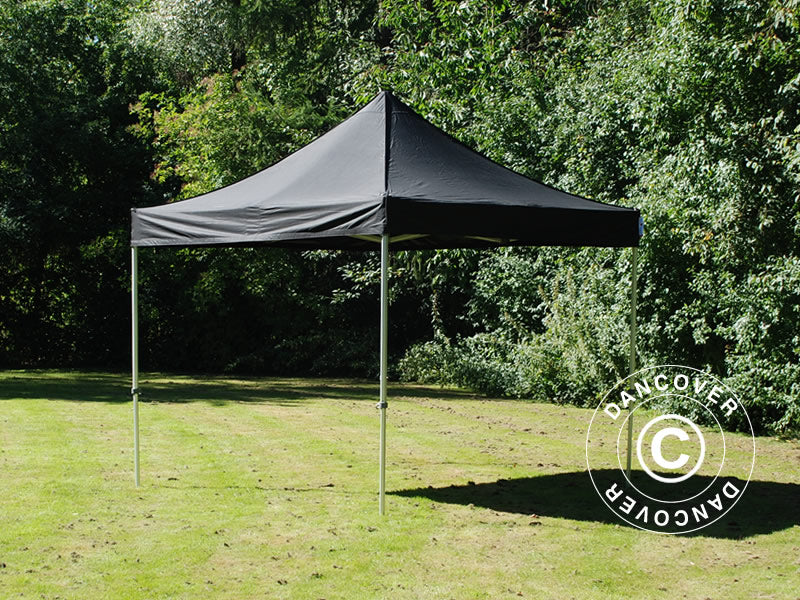 Quick-up telt FleXtents PRO Steel 3x3m Svart, inkl. 4 sider - Image 4