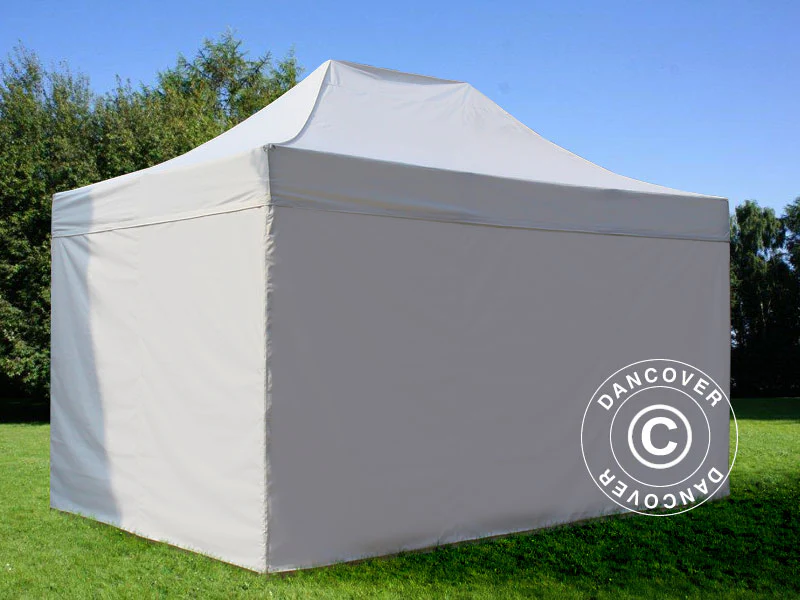 Quick-up telt FleXtents PRO Steel 3x4,5m, Hvit, inkl. 4 sider - Image 3