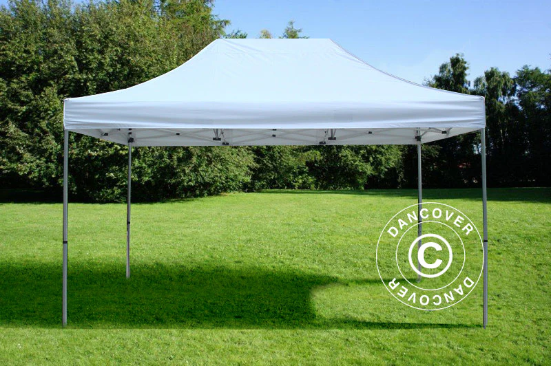 Quick-up telt FleXtents PRO Steel 3x4,5m, Hvit, inkl. 4 sider - Image 4