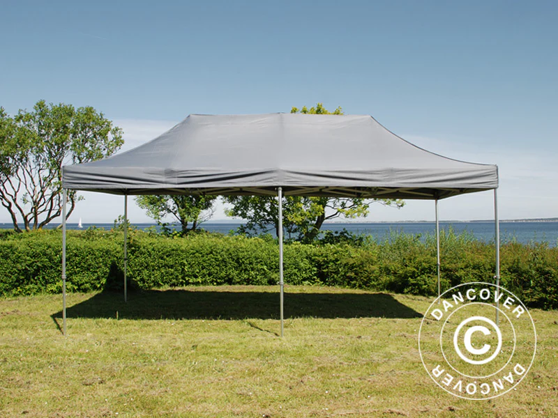 Quick-up telt FleXtents PRO Steel 3x6m Grå, inkl. 6 sider - Image 9