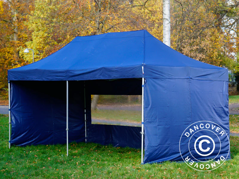 Quick-up telt FleXtents PRO Steel 3x6m Mørk blå, inkl. 6 sider - Image 6