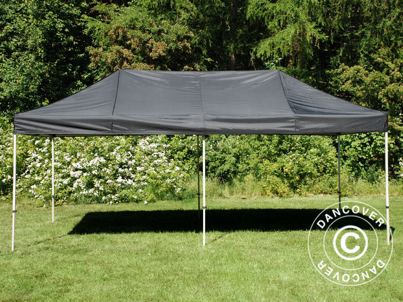 Quick-up telt FleXtents PRO Steel 3x6m Svart, inkl. 6 sider - Image 5