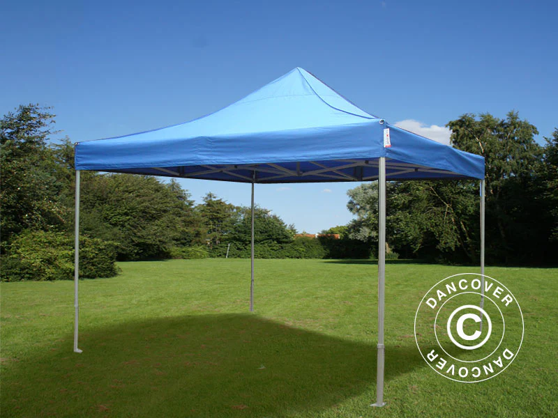 Quick-up telt FleXtents PRO Steel 4x4m Blå, inkl. 4 sider - Image 3