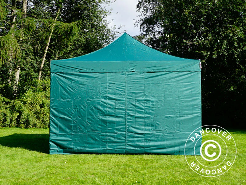 Quick-up telt FleXtents PRO Steel 4x4m Grønn, inkl. 4 sider - Image 4