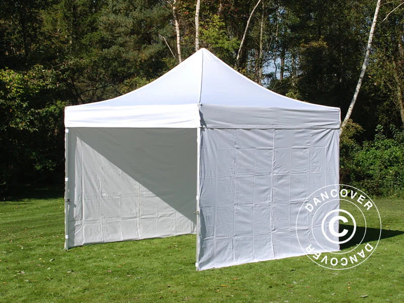 Quick-up telt FleXtents PRO Steel 4x4m Hvit, inkl. 4 sider - Image 3
