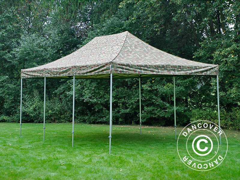 Quick-up telt FleXtents PRO Steel 4x6m Kamuflasje, inkl. 8 sider - Image 13