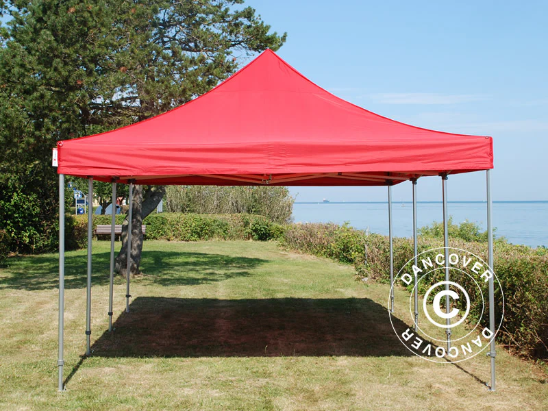Quick-up telt FleXtents PRO Steel 4x6m Rød - Image 3
