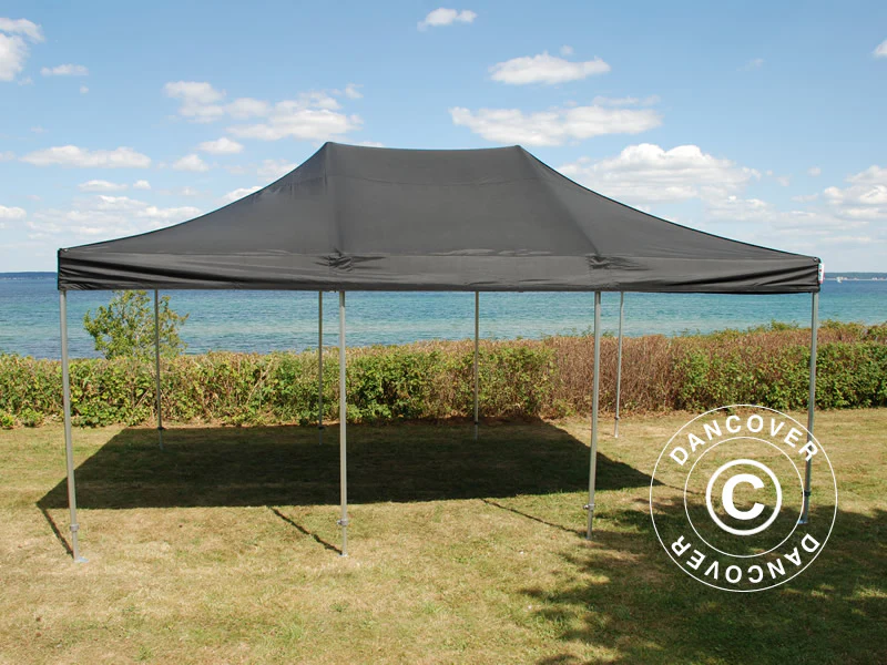 Quick-up telt FleXtents PRO Steel 4x6m Svart, inkl. 8 sider - Image 8