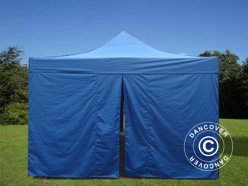 Quick-up telt FleXtents PRO Steel 4x8m Blå, inkl. 6 sider - Image 3