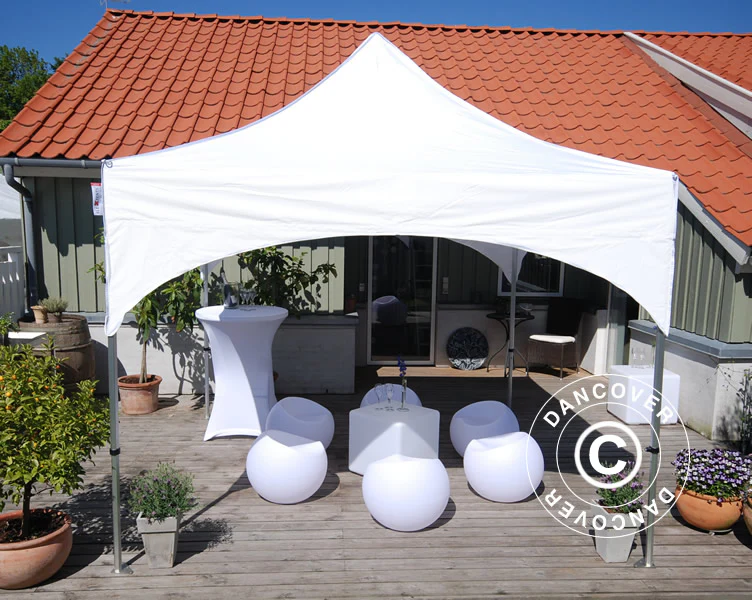 Quick-up telt FleXtents PRO Steel "Arched" 3x3m Hvit - Image 4