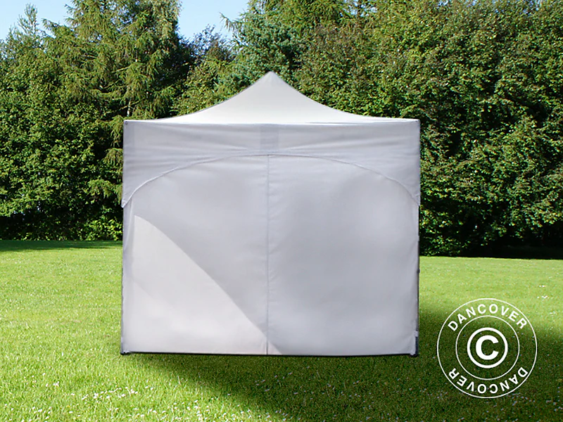 Quick-up telt FleXtents PRO Steel "Arched" 3x3m Hvit, inkl. 4 sider - Image 3
