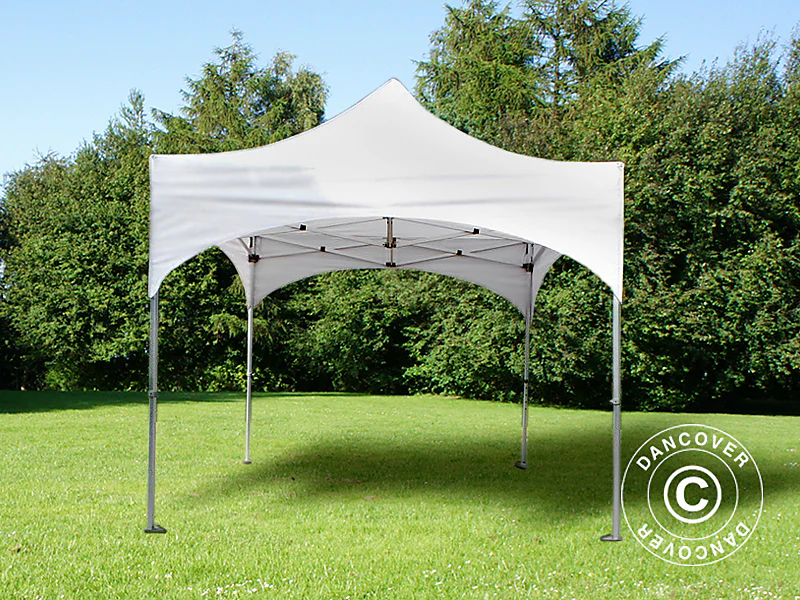 Quick-up telt FleXtents PRO Steel "Arched" 3x3m Hvit, inkl. 4 sider - Image 5