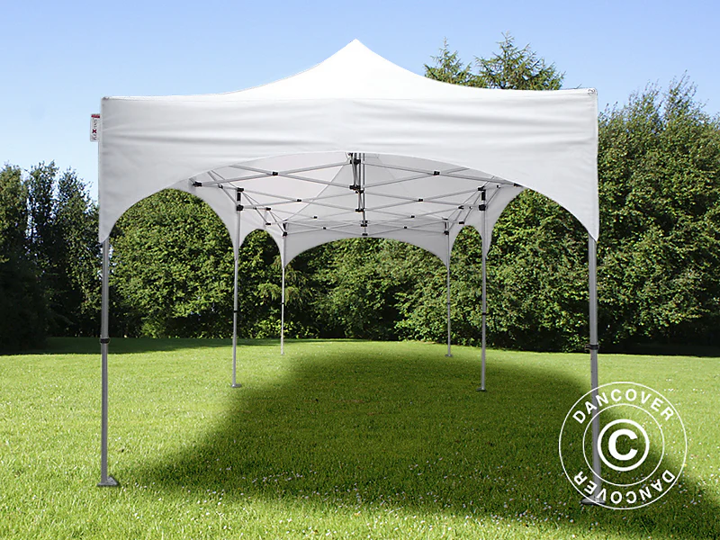 Quick-up telt FleXtents PRO Steel "Arched" 3x6m Hvit, inkl. 6 sider - Image 5