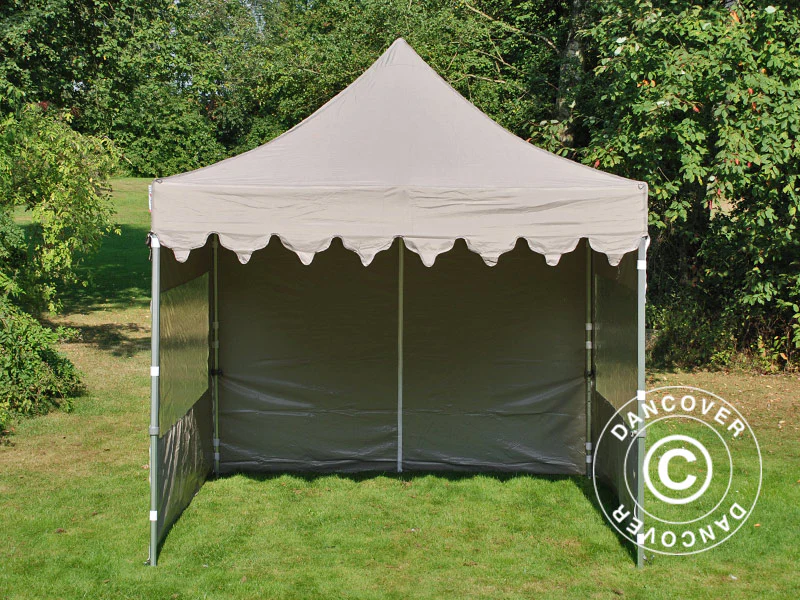 Quick-up telt FleXtents PRO Steel "Morocco" 3x3m Latte, inkl. 4 sider - Image 10