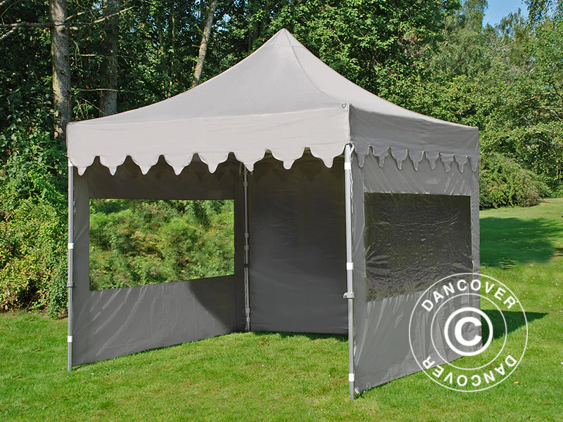 Quick-up telt FleXtents PRO Steel "Morocco" 3x3m Latte, inkl. 4 sider - Image 3