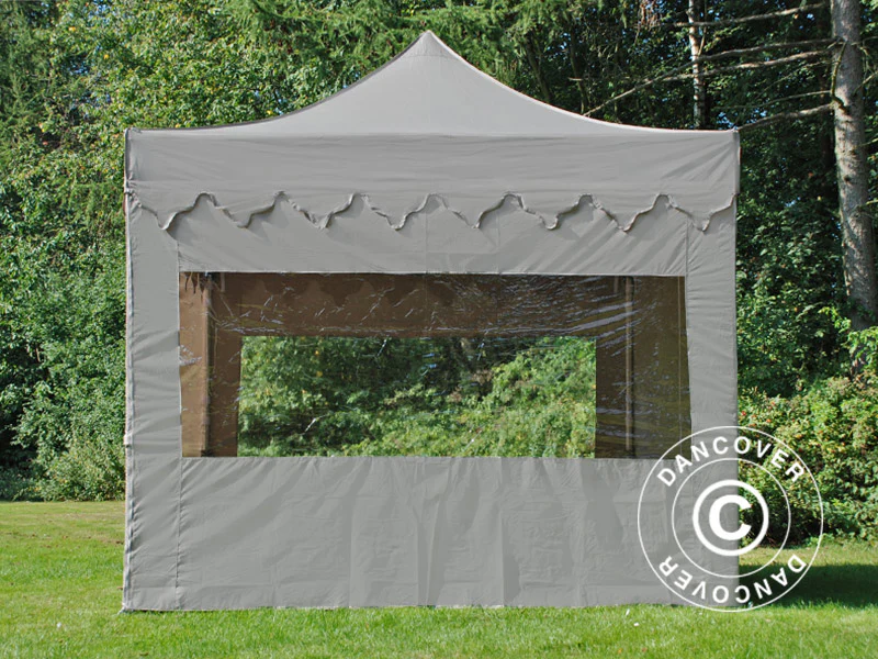 Quick-up telt FleXtents PRO Steel "Morocco" 3x3m Latte, inkl. 4 sider - Image 5