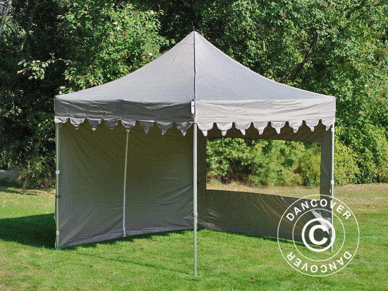 Quick-up telt FleXtents PRO Steel "Morocco" 3x3m Latte, inkl. 4 sider - Image 6