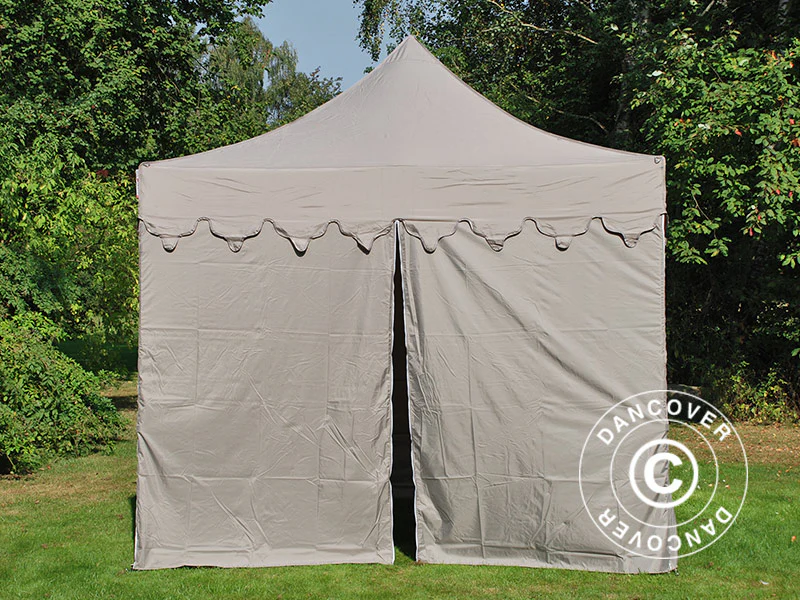 Quick-up telt FleXtents PRO Steel "Morocco" 3x3m Latte, inkl. 4 sider - Image 7