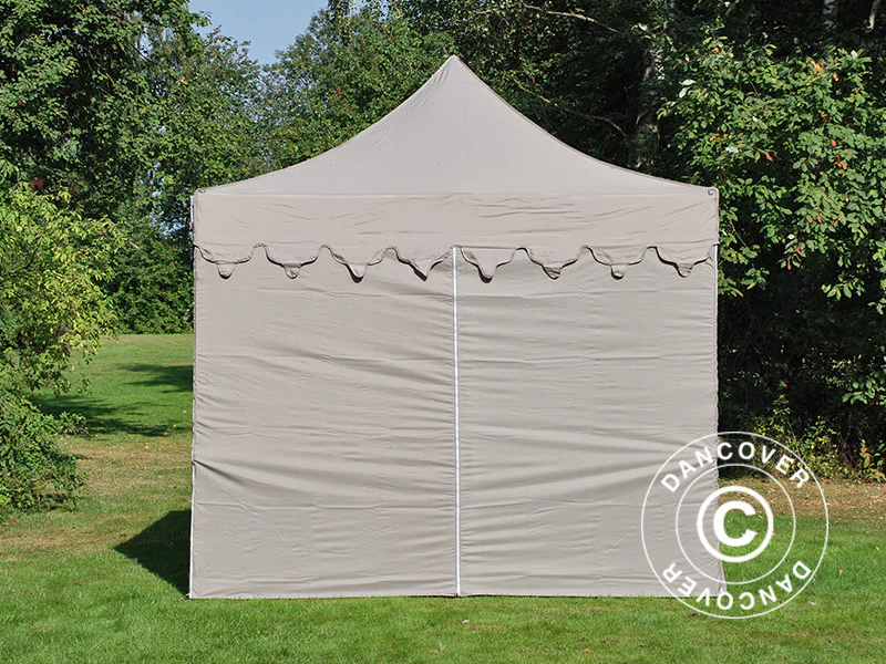 Quick-up telt FleXtents PRO Steel "Morocco" 3x3m Latte, inkl. 4 sider - Image 8