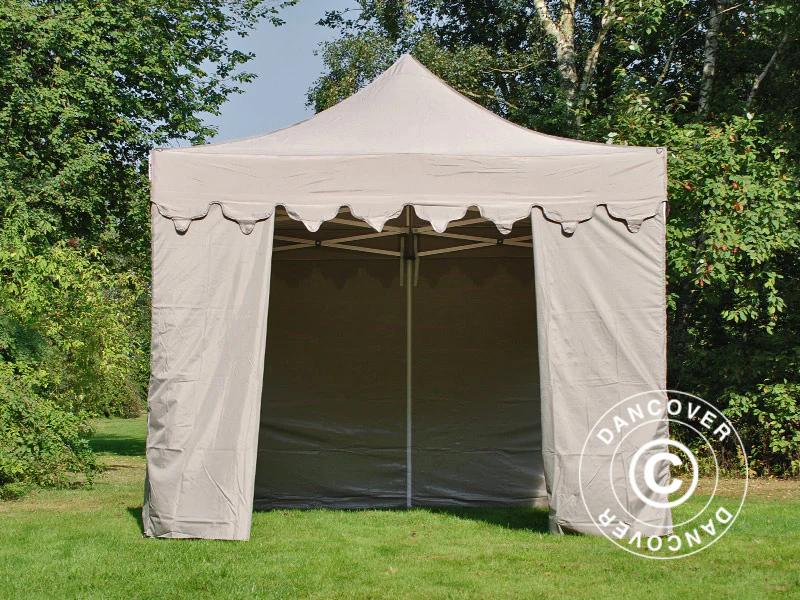 Quick-up telt FleXtents PRO Steel "Morocco" 3x3m Latte, inkl. 4 sider - Image 9