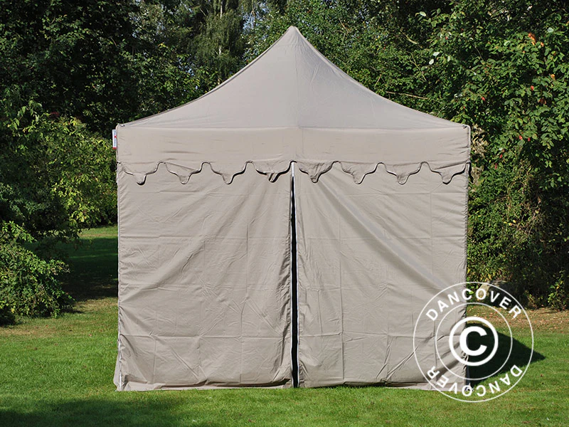 Quick-up telt FleXtents PRO Steel "Morocco" 3x6m Latte, inkl. 6 sider - Image 5
