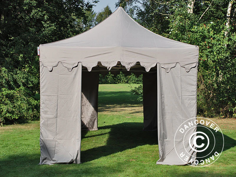 Quick-up telt FleXtents PRO Steel "Morocco" 3x6m Latte, inkl. 6 sider - Image 8