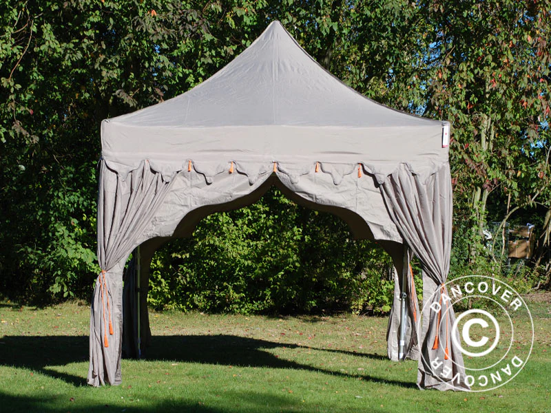 Quick-up telt FleXtents PRO Steel "Raj" 3x3m Latte/Oransje - Image 3