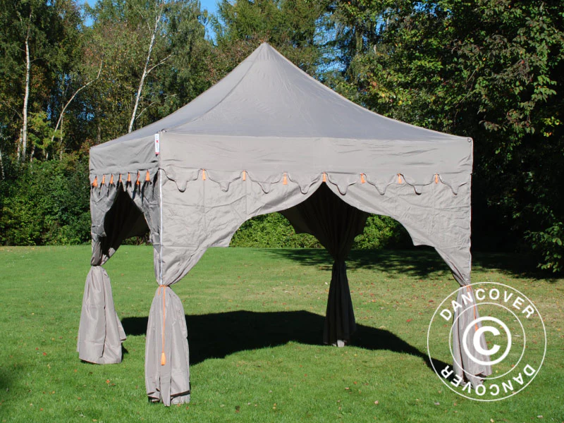 Quick-up telt FleXtents PRO Steel "Raj" 3x3m Latte/Oransje - Image 4