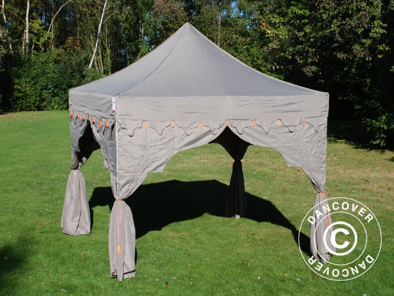Quick-up telt FleXtents PRO Steel "Raj" 3x3m Latte/Oransje - Image 5