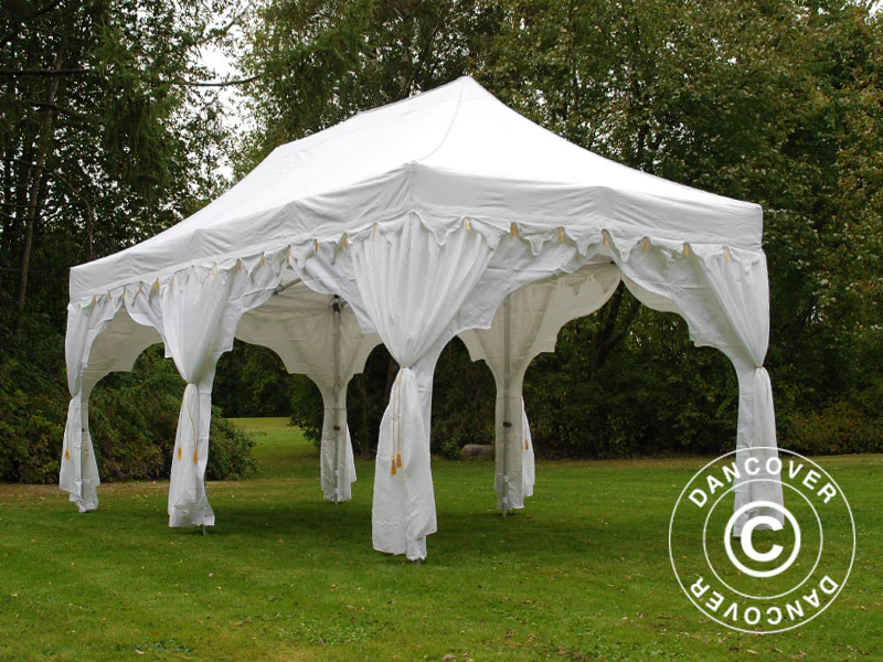 Quick-up telt FleXtents PRO Steel "Raj" 3x6m Hvit/Gull - Image 4
