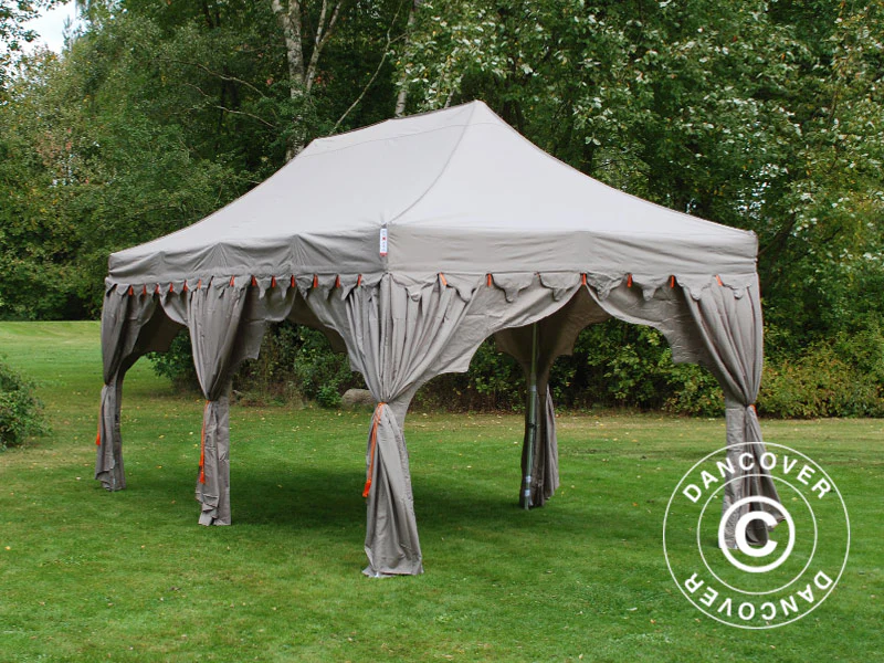 Quick-up telt FleXtents PRO Steel "Raj" 3x6m Latte/Oransje - Image 5
