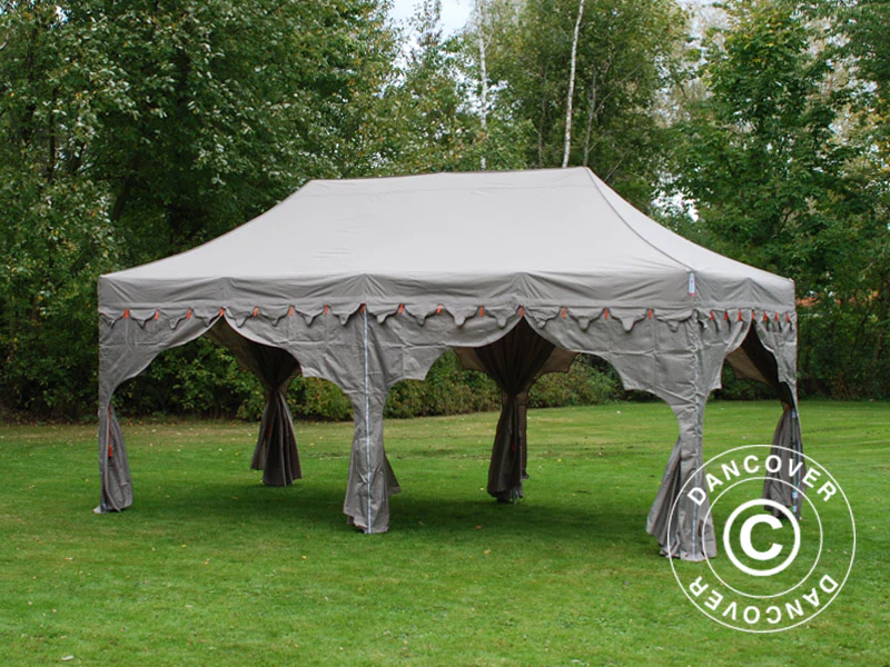 Quick-up telt FleXtents PRO Steel "Raj" 3x6m Latte/Oransje - Image 6