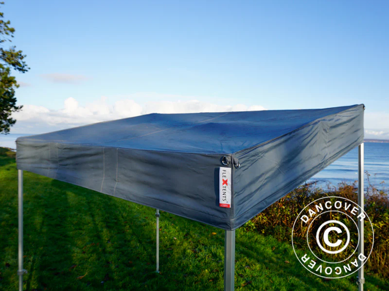 Quick-up telt FleXtents PRO Trapezo 2x3m Grå, inkl. 4 sider - Image 18