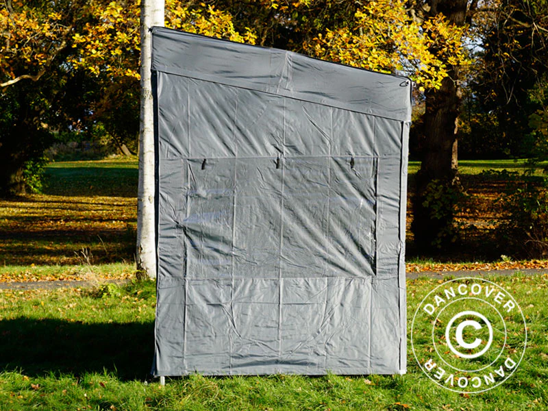 Quick-up telt FleXtents PRO Trapezo 2x3m Grå, inkl. 4 sider - Image 4