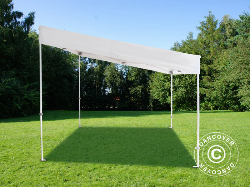 Quick-up telt FleXtents PRO Trapezo 3x3m Hvit, inkl. 4 sider - Image 13