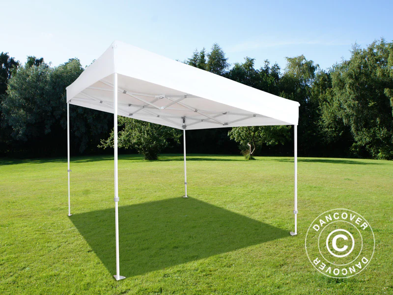 Quick-up telt FleXtents PRO Trapezo 3x3m Hvit, inkl. 4 sider - Image 14