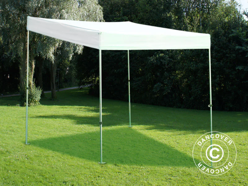 Quick-up telt FleXtents PRO Trapezo 3x3m Hvit, inkl. 4 sider - Image 15