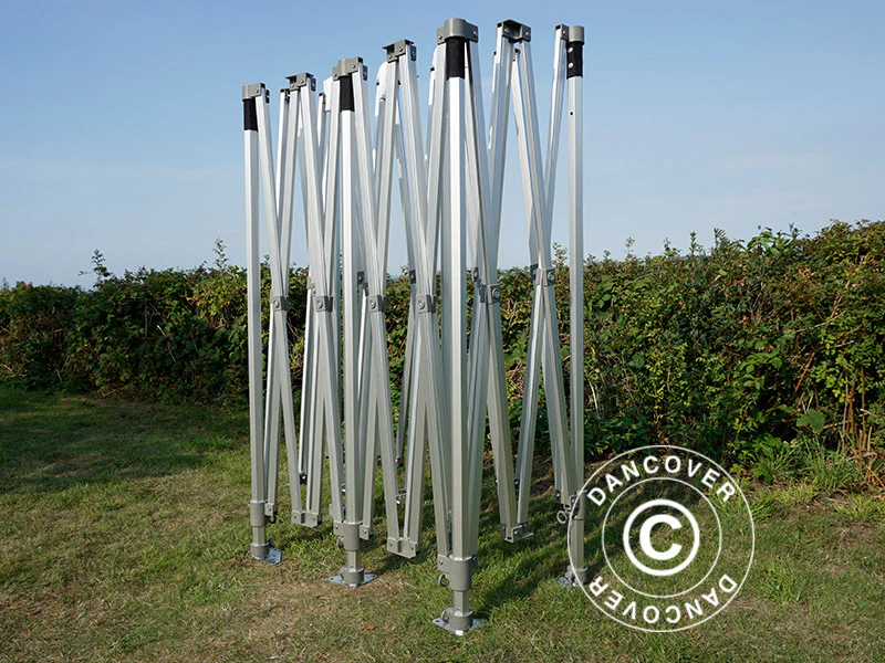 Quick-up telt FleXtents PRO Trapezo 3x6m Grå, inkl. 4 sider - Image 79