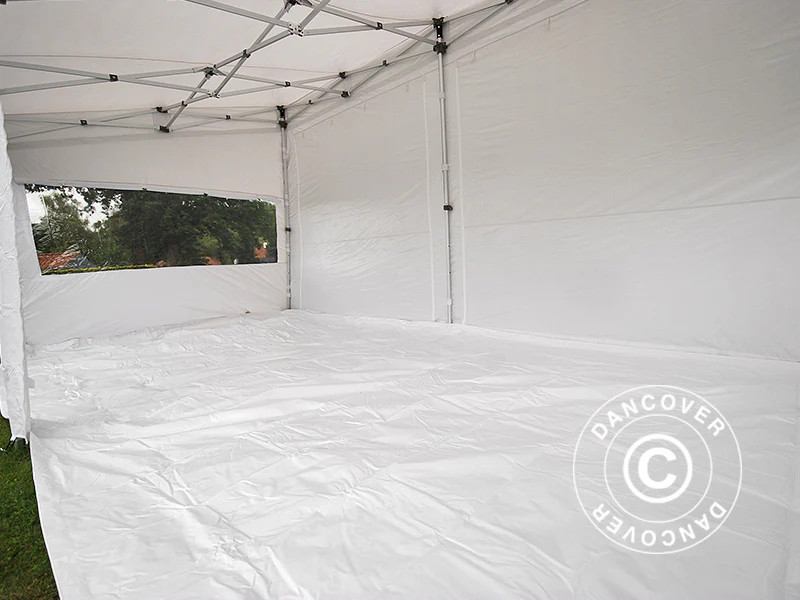 Quick-up telt FleXtents PRO Trapezo 3x6m Hvit, inkl. 4 sider - Image 11