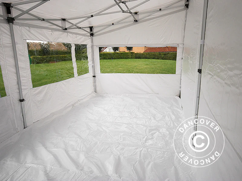 Quick-up telt FleXtents PRO Trapezo 3x6m Hvit, inkl. 4 sider - Image 12