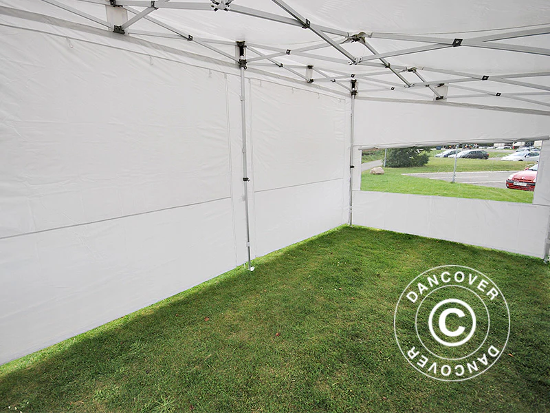 Quick-up telt FleXtents PRO Trapezo 3x6m Hvit, inkl. 4 sider - Image 13