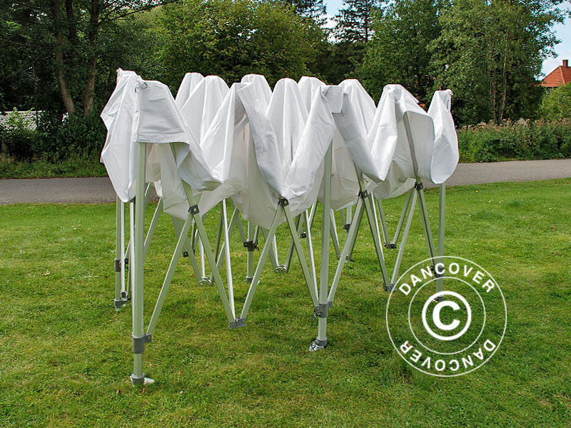 Quick-up telt FleXtents PRO Trapezo 3x6m Hvit, inkl. 4 sider - Image 16