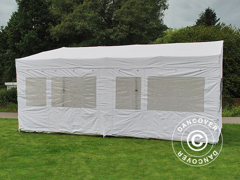 Quick-up telt FleXtents PRO Trapezo 3x6m Hvit, inkl. 4 sider - Image 3