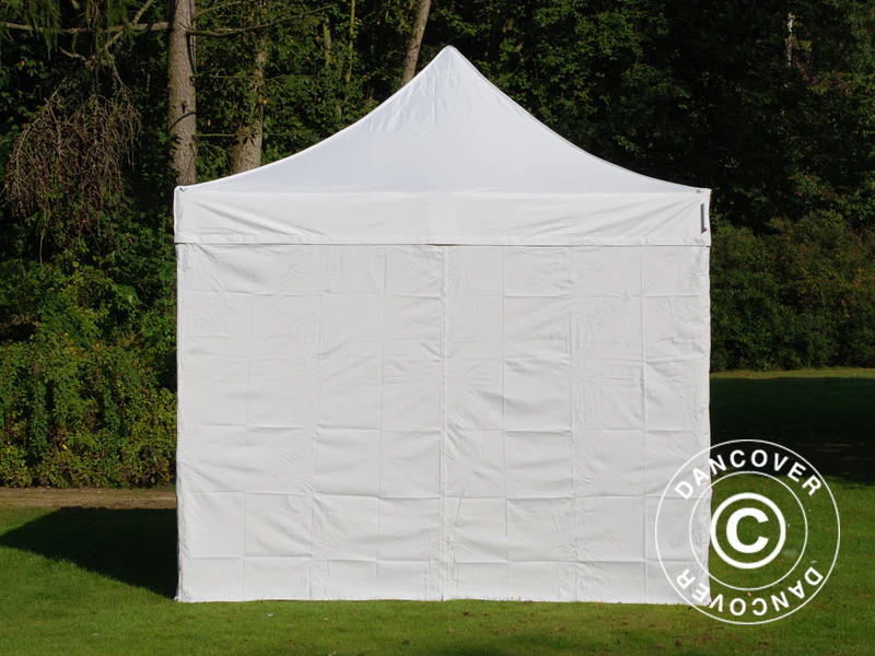 Quick-up telt FleXtents PRO Vintage Style 3x3m Hvit, inkl. 4 sider - Image 10